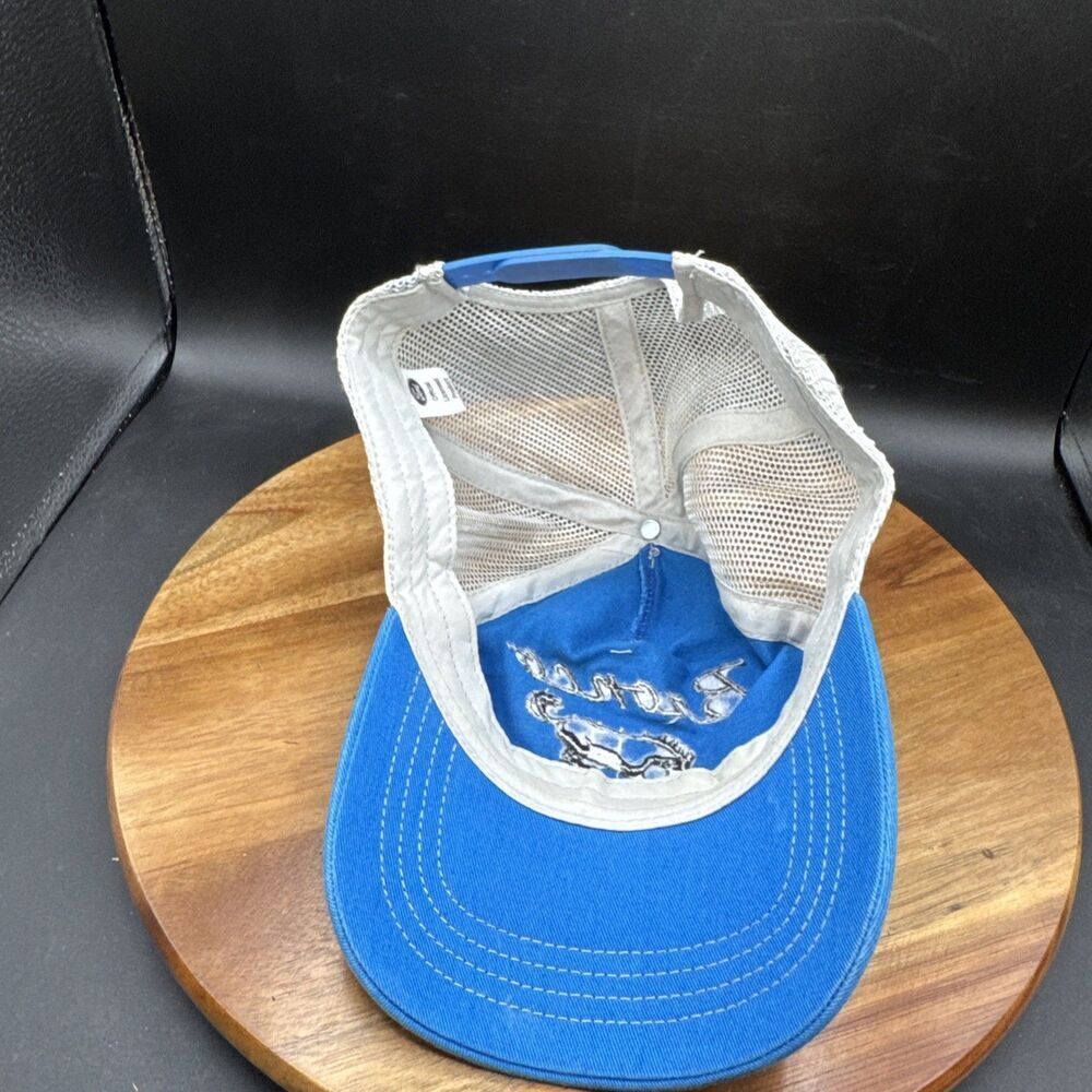 Ford Bronco Retro Logo Blue Snapback Hat Officially Licensed Pre-Owned Cap - Picture 5 of 6
